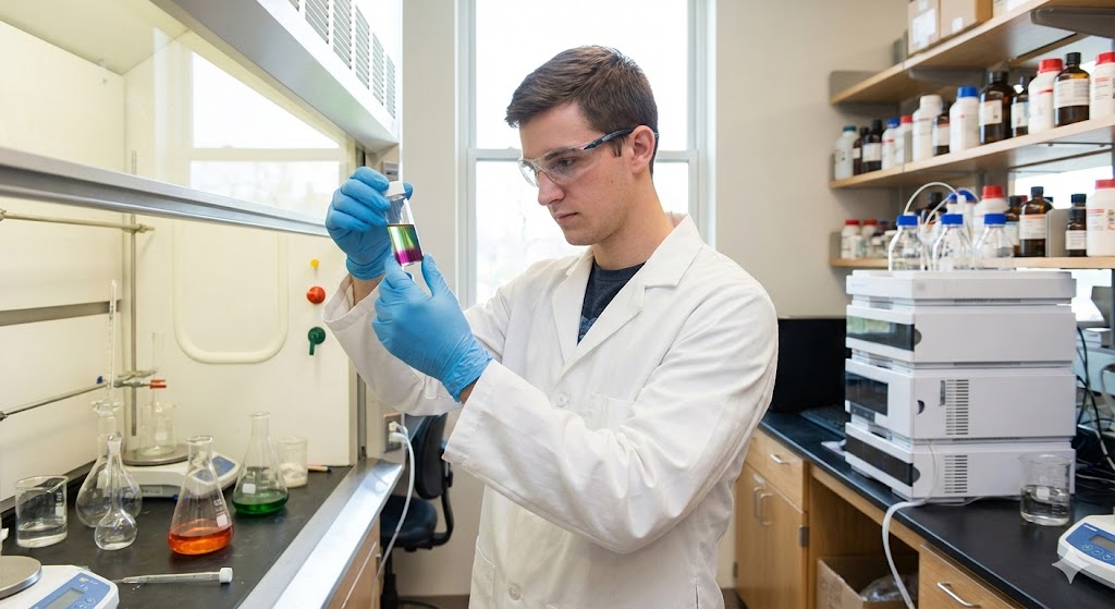 کاربرد: شستشوی ظروف آزمایشگاهی، آموزش‌های مقطع کارشناسی و واکنش‌های غیرحساس.